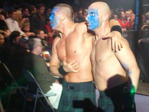 Christopher_Daniels_&_Frankie_Kazarian_Mocking_The_Scottish_People_At_Braehead